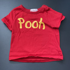 2006 DISNEY STORE Pooh Bear T Shirt Baby 18 Months Red Anniversary Classic