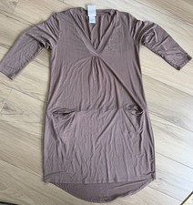 Dolan Anthropologie Left Coast Dress Tunic Women Small Colorblock Brown Stretch