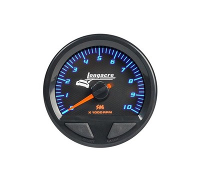 LONGACRE Waterproof SMI Tachometer 0-10,000 RPM for Vehicles