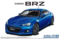 Aoshima 1/24 Subaru Brz ZC6 2012 The Model Car Series No.10 Model Kit Y862480