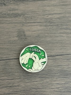 Lugia Green Coin Metal Nintendo Japan Rare Collection Pokemon BC7