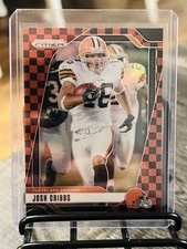 2024 NFL Panini Prizm JOSH CRIBBS Checkerboard PRIZM SSP *CASE HIT*