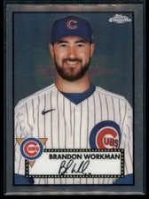 Brandon Workman 2021 Topps Chrome Platinum Anniversary Chicago Cubs #449