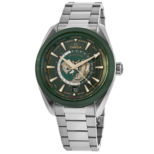 New Omega Seamaster Aqua Terra 150m GMT Men's Watch 220.30.43.22.10.001
