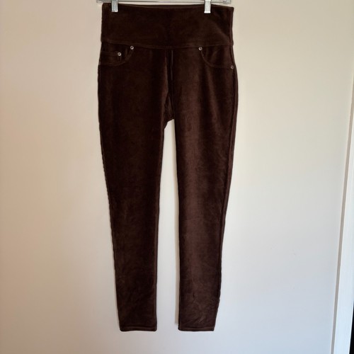 SPANX Ready to Wow Leggings Damen M braun Cord Stretch Velour - Bild 5 von 7
