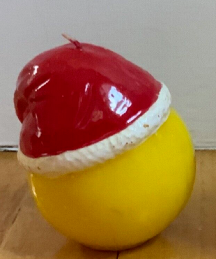 🙂 Smiley🙂 Happy 🙂Face Christmas Yellow Emoji Candle in 🙂 Smiley🙂 Happy 🙂Face Christmas Yellow Emoji Candle in