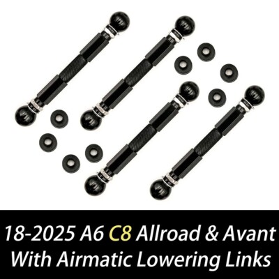 For AUDI S6 RS6 A6 Avant Allroad C8 Air Suspension Lowering Links