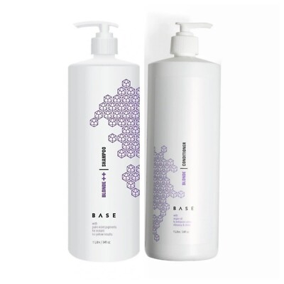 Base Blonde ++ Shampoo & Blonde Conditioner 1000ml 1L Duo | eBay Australia
