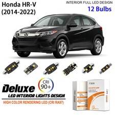 Kit de luces interiores LED para Honda HRV HR-V 2014-2022 actualización de bombilla LED blanca