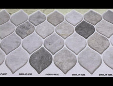 Peel Stick Mosaic Tile by Walplus 12 Sheets Stickers 11.2x5.5in