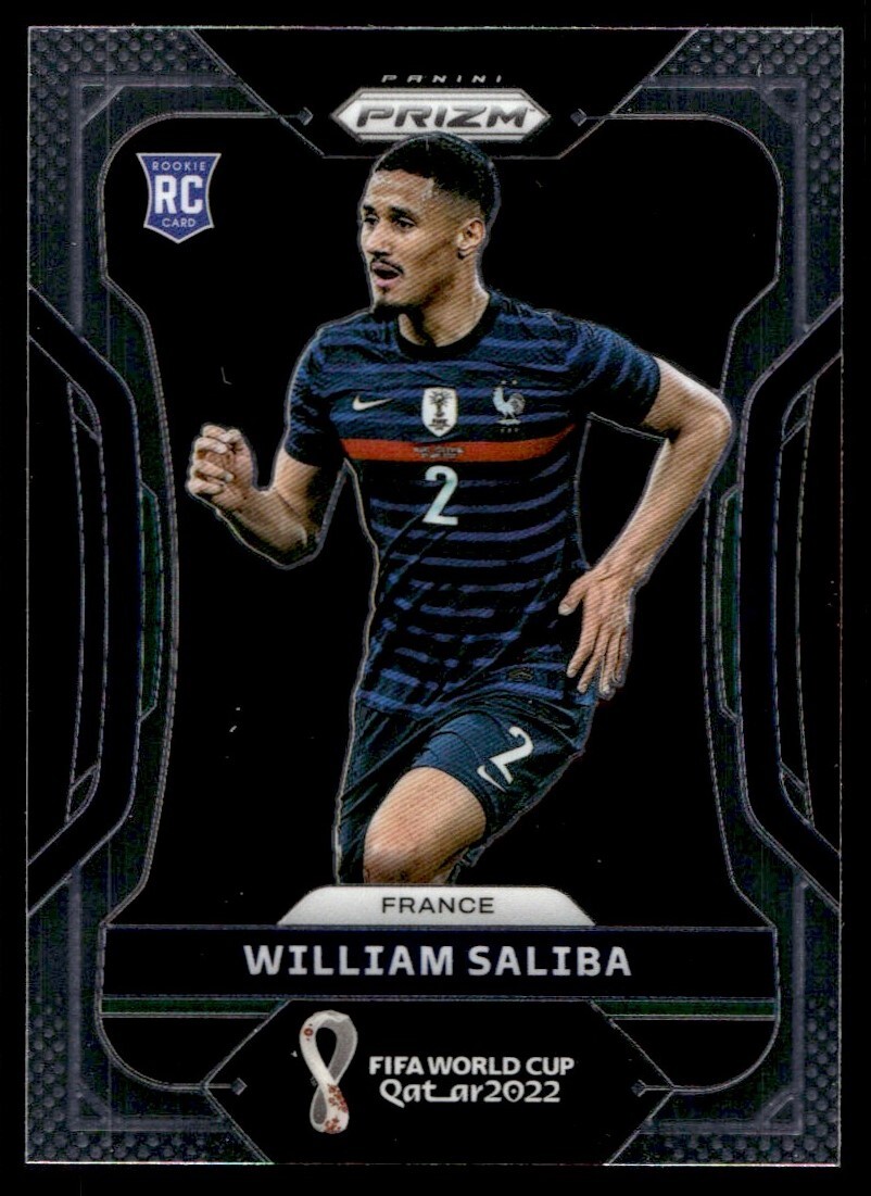 2022 Panini Prizm World Cup William Saliba Rookie G4 France #106
