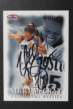NIKKI MCCRAY Autographed Mystics WNBA SIGNED 1999 Fleer Card TENNESSEE LADY VOLS