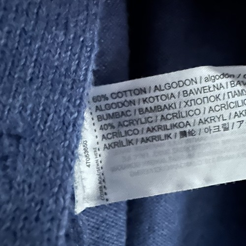 Cardigan MANGO bambina in cotone blu. Età 7-8. Usato pochissimo, ottime condizioni. - Foto 7 di 7