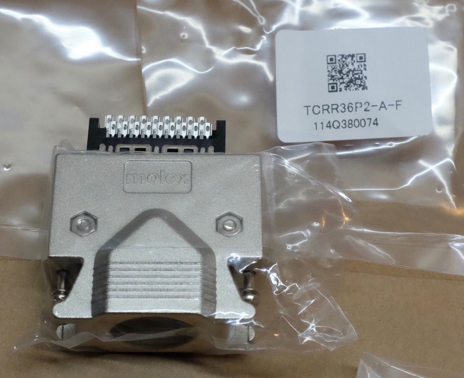 Connecteur MOLEX AS-AIP2 TCRR36P2-A-F pour stopper les faux contacts de moteur