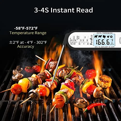 Meat Thermometer Dual Probes Instant Read Cooking Thermometer Kitchen Food Therm Meat Thermometer Dual Probes Instant Read Cooking Thermometer Kitchen Food Therm
