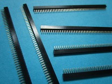 80 pcs Pitdh 1.0mm 1x50 50pin Breakable Pin Header Female Single Row Strip New