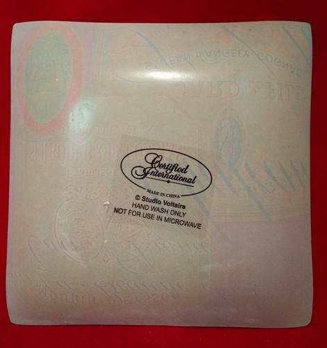 Zertifizierte International Canape Platten, 4er Set - Neu im Karton - Bild 3 von 4