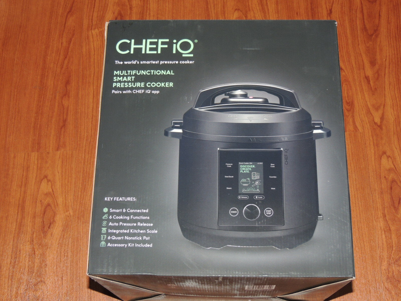 CHEF iQ 6qt MultiFunction Smart Pressure Cooker with Builtin Scale