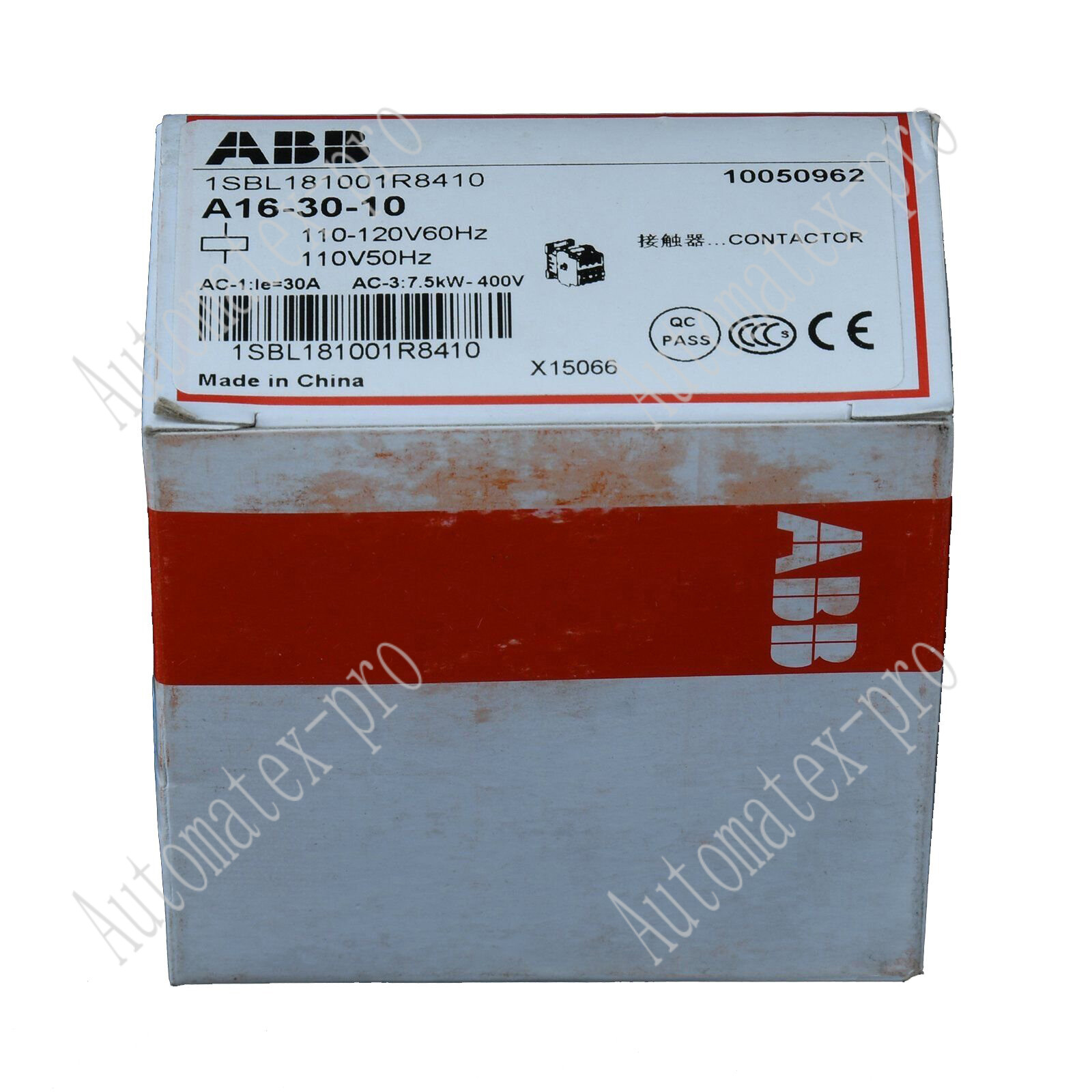 1piece new abb A16-30-10 AC contactor 110VAC Free ship