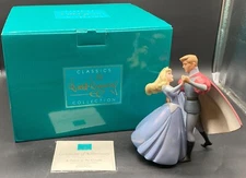 WDCC SLEEPING BEAUTY A DANCE IN THE CLOUDS, COA, BLUE DRESS, NICE!