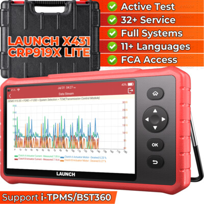 LAUNCH Diagnosegerät X431 CRP919X(E) Lite ALLE Steuergerät 32+ Service Funktion