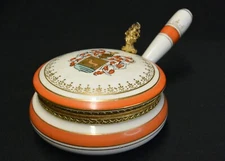 Vintage Porcelain Silent Butler, Crumb Catcher; Trinket Dish LJ Japan