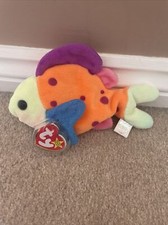 TY BEANIE BABIES RETIRED ‘LIPS’ THE FISH 1999 MINT CONDITION TAG PROTECTED