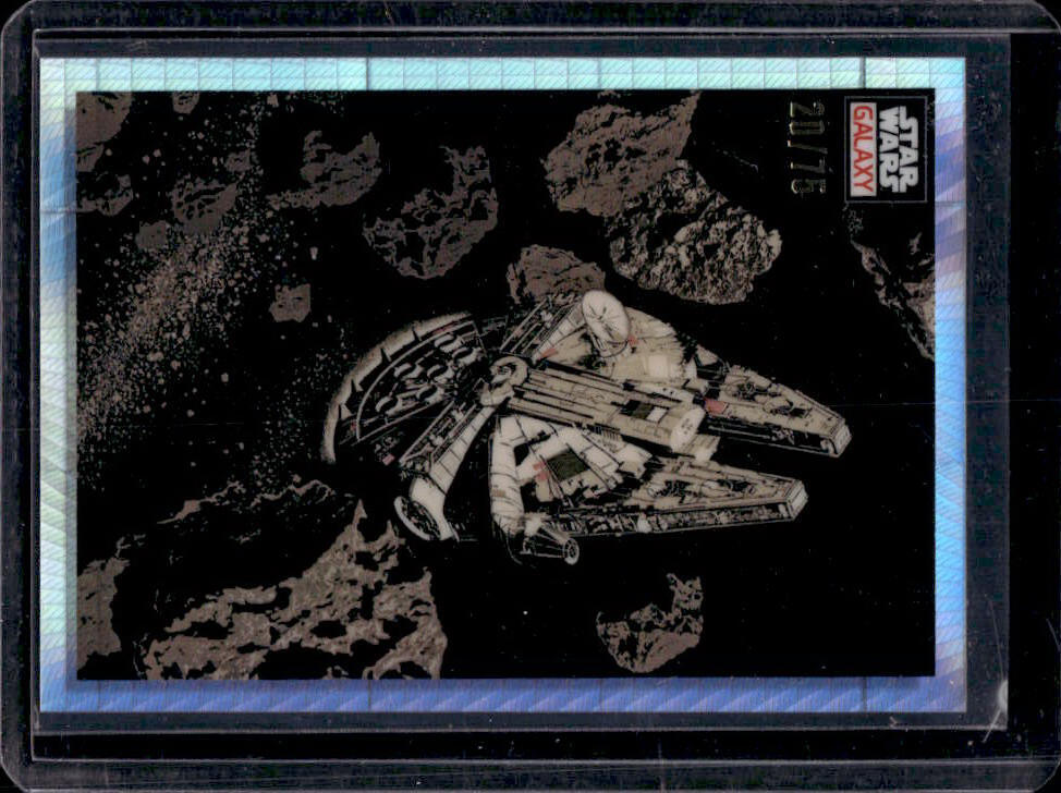 2023 Topps Chrome Star Wars Galaxy Bucket of Bolts SN75 Prism Refractor #/75