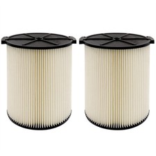 2pc VF4000 Replacement for RIDGID Washable Vacuum Garage Shop Vac Pleated Filter