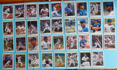 1990 Upper Deck Chicago Cubs Team Set 35 Cards Sandberg Grace Combine Shipping