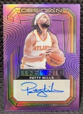 💥 Patty Mills 2023-24 Obsidian Magmatic Signatures #MS-MLL PURPLE /49 SSP Hawks