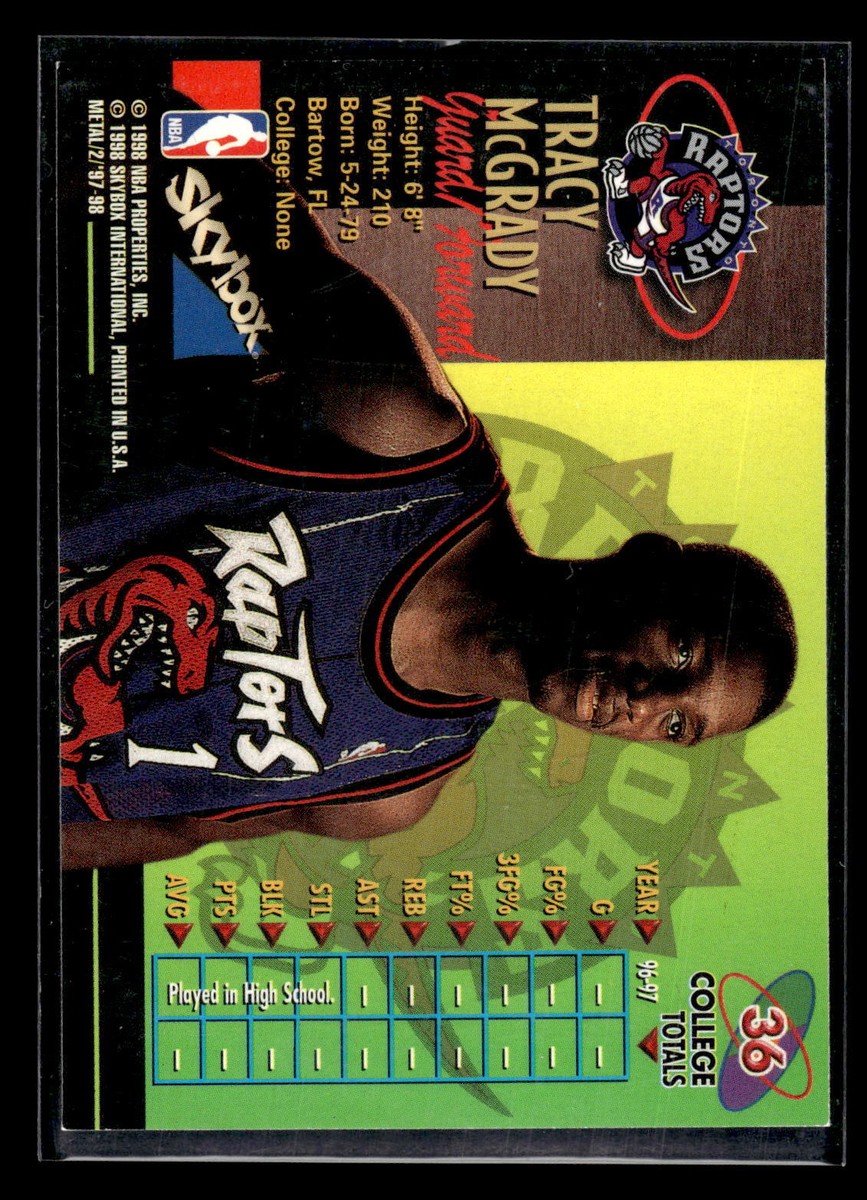 1997 Metal Universe Championship #36 Tracy McGrady Mint+ New | eBay