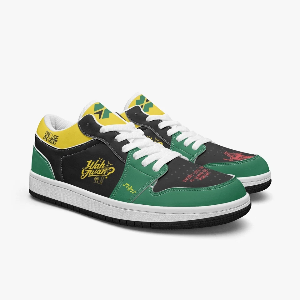 Zapatillas bajas Jamaican Bob Marley - Zapatos con bandera de Jamaica, Jamaica Foto 3 de 4