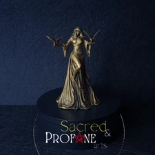 MORRIGAN Celtic Goddess Statue - Pagan Altar Figurine Home Decor