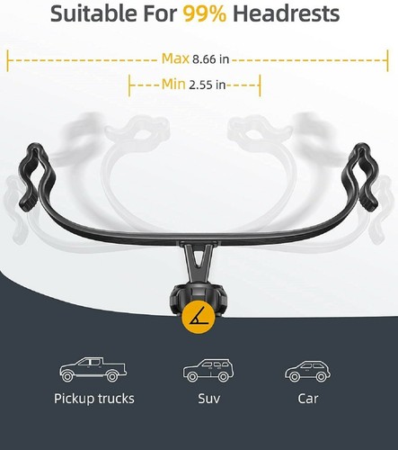 Soporte Para Tableta Tablet Para Detras Del Asiento Carro Auto Ideal Para Niños - Picture 2 of 12