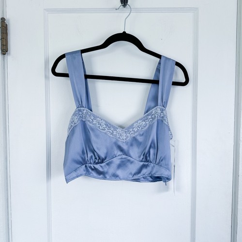 Reformation | NWT Beatrice 100% Silk Midi Skirt Two Piece Set Viola Blue 10 $298 - Foto 8 di 16