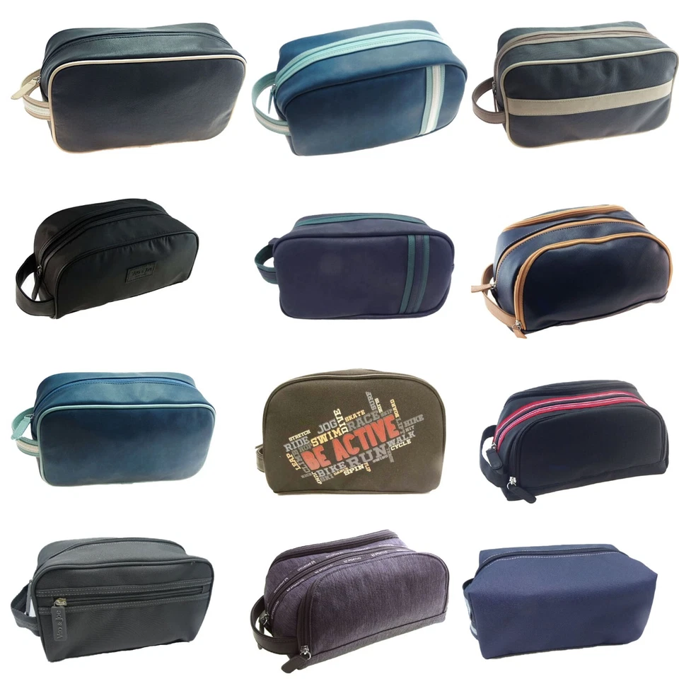 Vito & Joe Herren Kulturtasche Waschtasche Box diverse Designs Farben und Größen