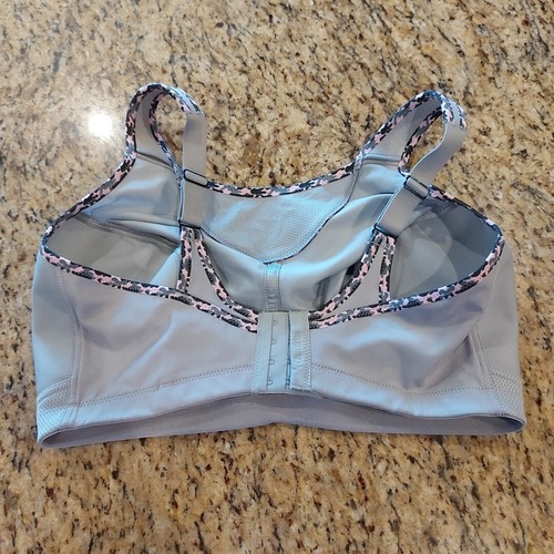 Glamorise SPORT No Bounce Sports Bra Soft Grey/Pink Camouflage 40G NEW W/O Tag - Picture 6 of 18