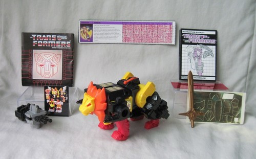 Transformers G1 RAZORCLAW Decepticon Predacon Near Complete 1986 ...
