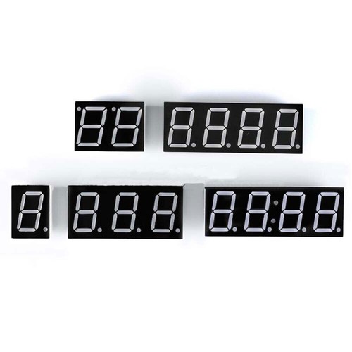 0.8 inch 7 Segment Red LED Display Digital Tube Common Cathode/Anode 1/2/3/4Bit - Picture 2 of 11