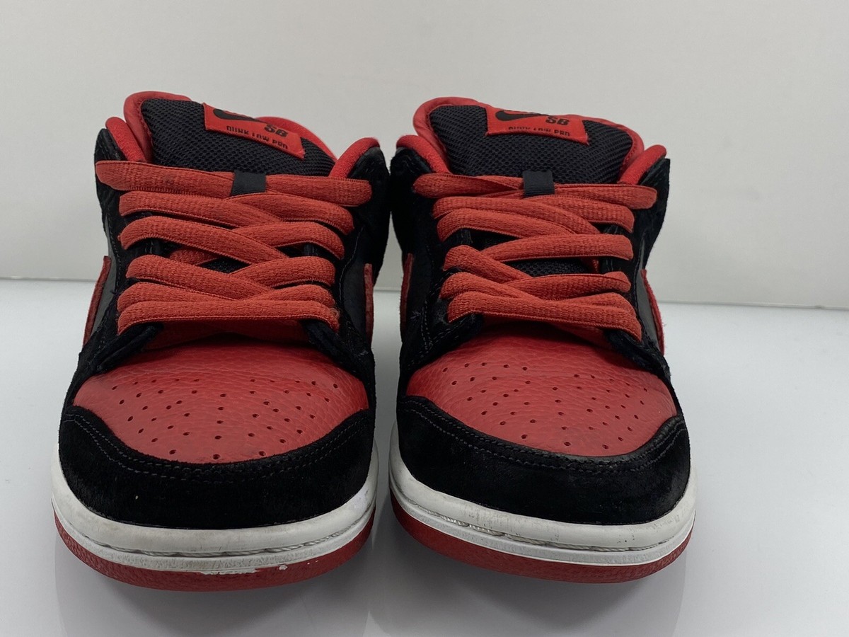 Nike Dunk Low Pro SB Black University Red Jordan Pack J Pack