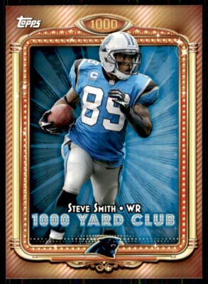 2013 Topps 1000 Yard Club Steve Smith Carolina Panthers #22