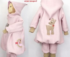 niciart design ♥ WOLLWALK MANTEL ♥WALKMANTEL Ballonmantel♥WALKJACKE ♥ROSA REH