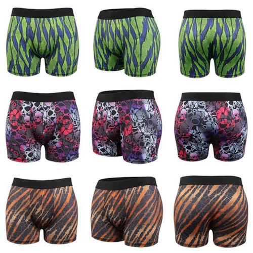 Herren 3er Pack Boxershorts Soft Unterwäsche Boxershorts Sport Trunks mit Fly Front - Bild 13 von 19