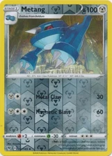Reverse Holo Metang 117/185 Vivid Voltage Uncommon Pokemon TCG