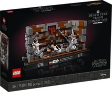 LEGO STAR WARS 75339 DIORAMA COMPATTATORE DI RIFIUTI MORTE NERA