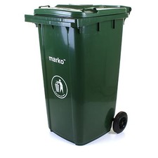 WHEELIE BIN 240L RUBBISH BIN RECYCLING COUNCIL GARDENING EXTRA LARGE 3 COLOURS