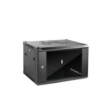 6U Wall Mount Server Cabinet IT Network Rack Enclosure Lockable Door and Side...
