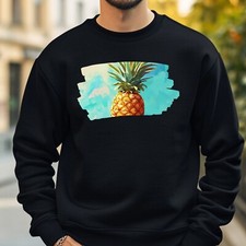 Pineapple Portrait Sweatshirt Cosy and Perfect for Any Occasion S to 4XL