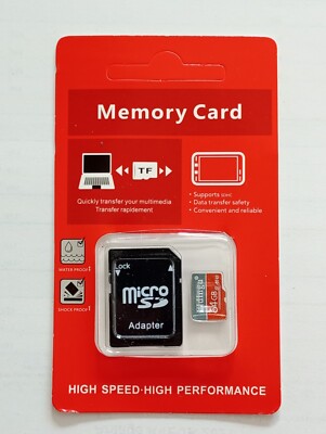 SD-xc Speicherkarte 64 GB + Adapter